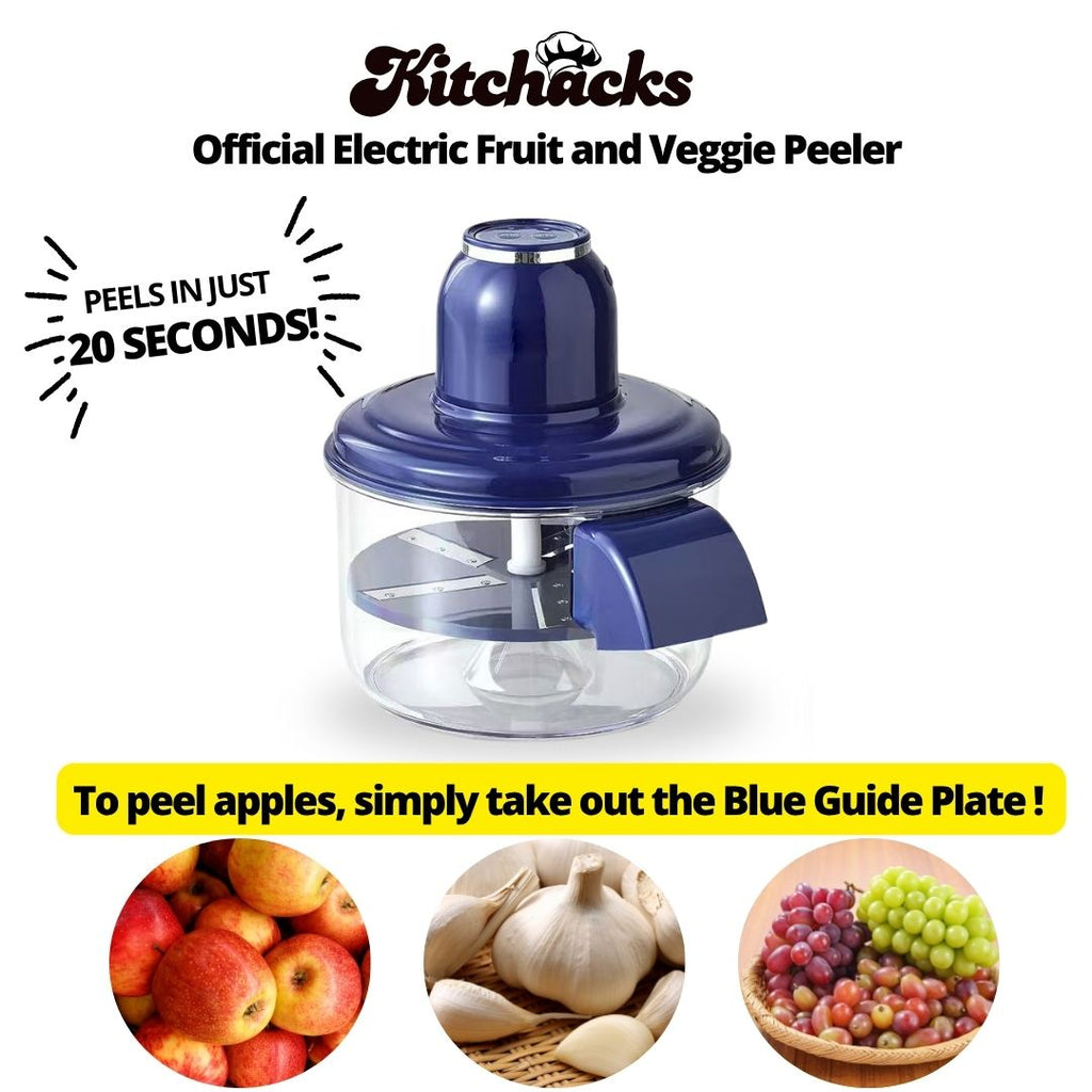 Kitchacks Official Electric Peeler Machine (Garlic and Apple Peeler)
